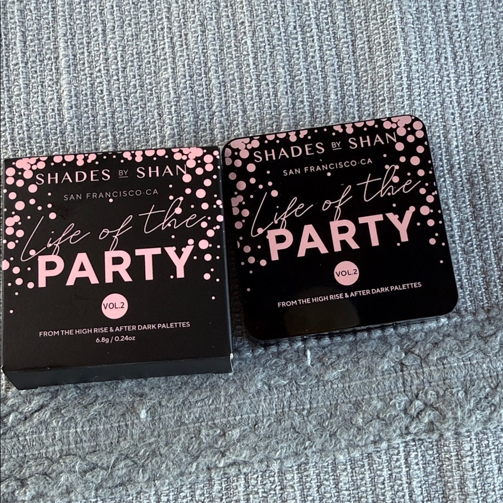 Shades by Shan Life of the Party Vol. 2 Palette - Black and Pink